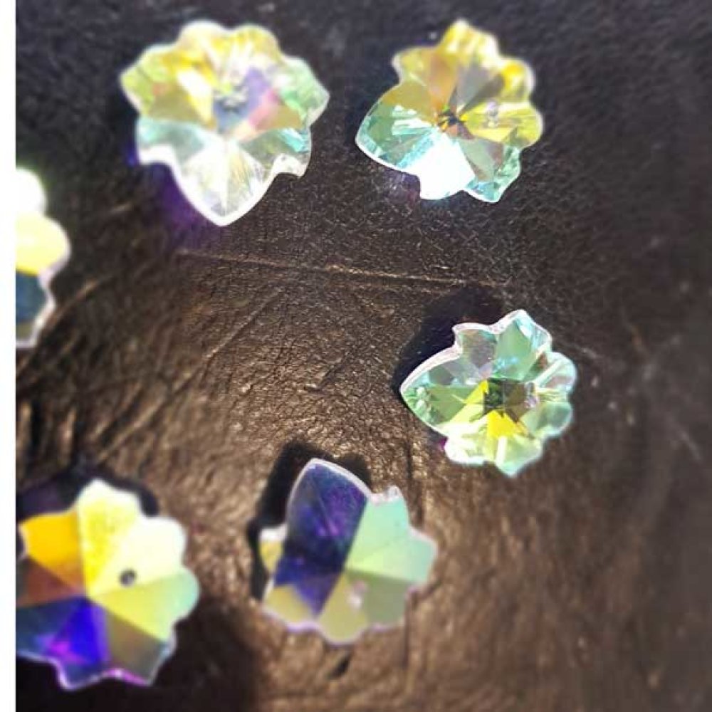 Blomsteranheng i fasettert glass N°03-01