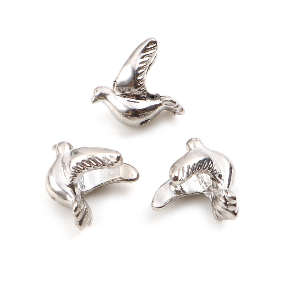 Perlefugl Charm N°03 Sølv