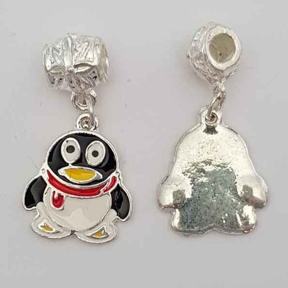 Pingvin charm N°01 x 5