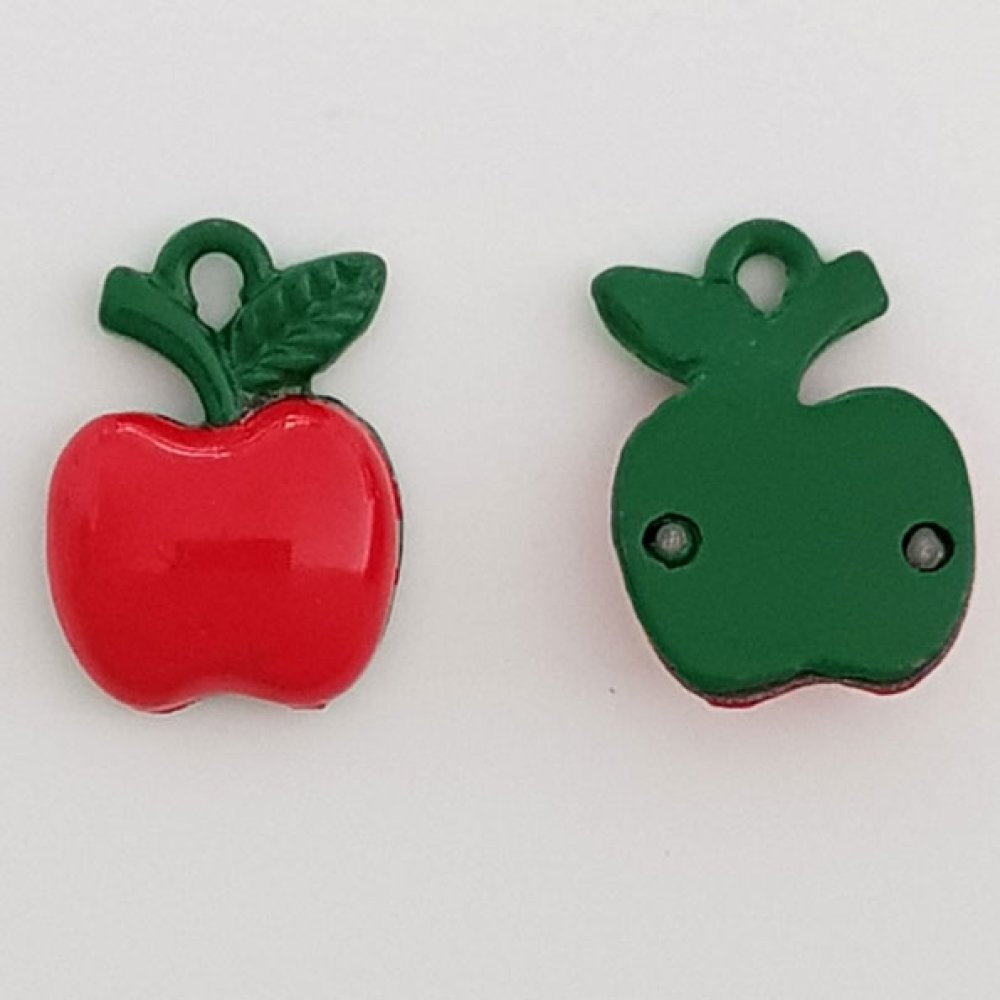 Apple Charm Silver Metal N°03 kjøkken.