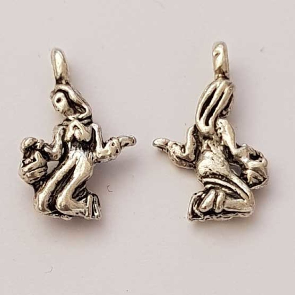 Jomfru stjernetegn charm sølv metall nr. 01