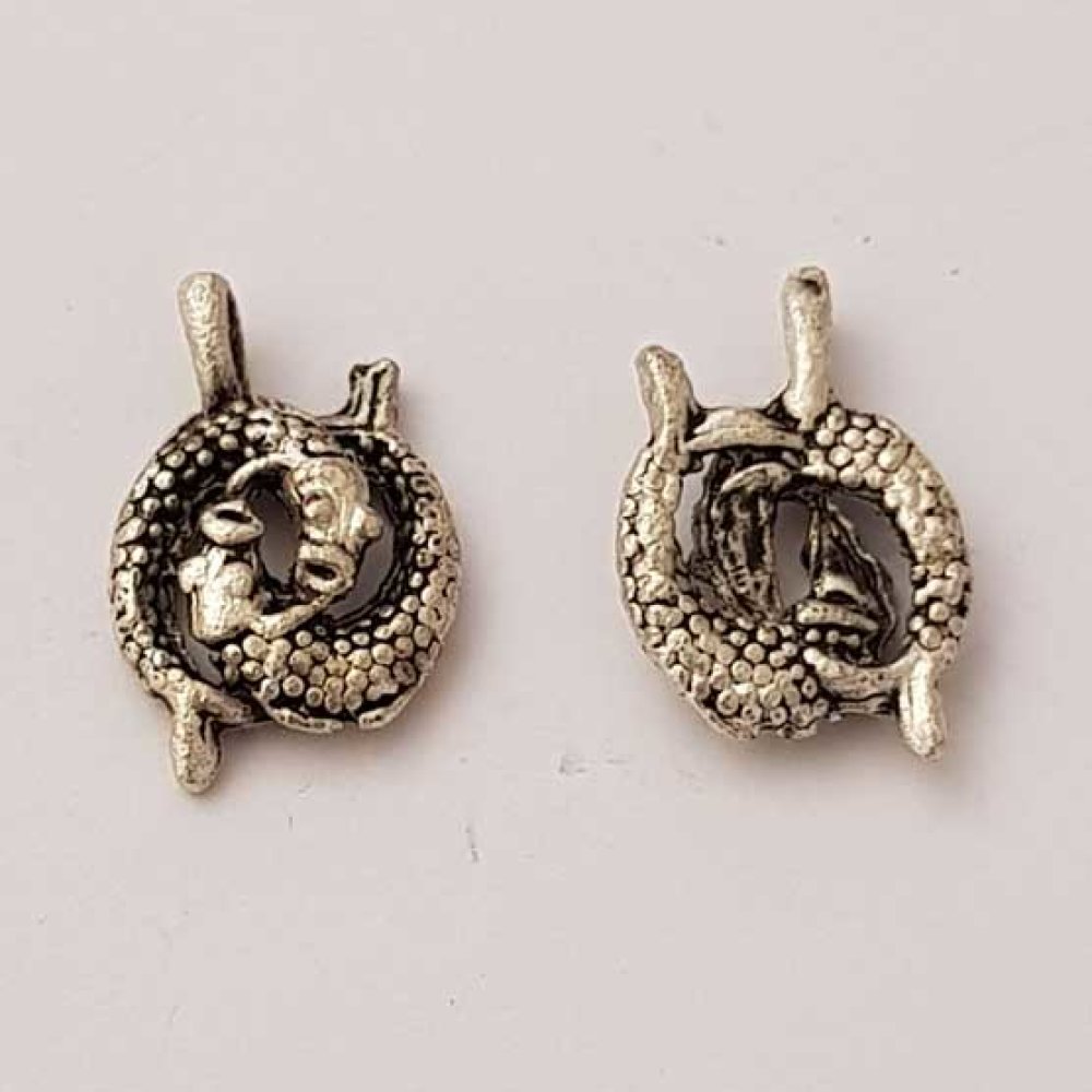 Stjernetegn charm Fiskene Sølv Metall N°01