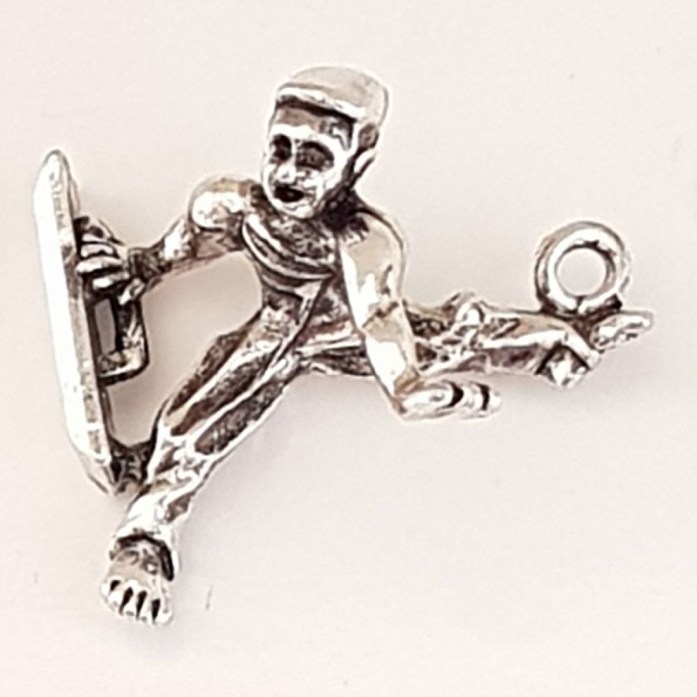 Sølv Pommel Hest Sport Charm