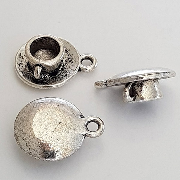 Charm kopp og tallerken N&deg;04 kj&oslash;kken S&oslash;lv