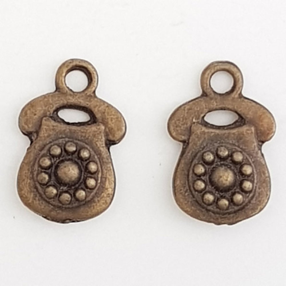 Telefon Charm N°01 Bronse
