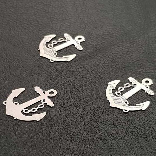 Breloque ancre N&deg;09 Argent