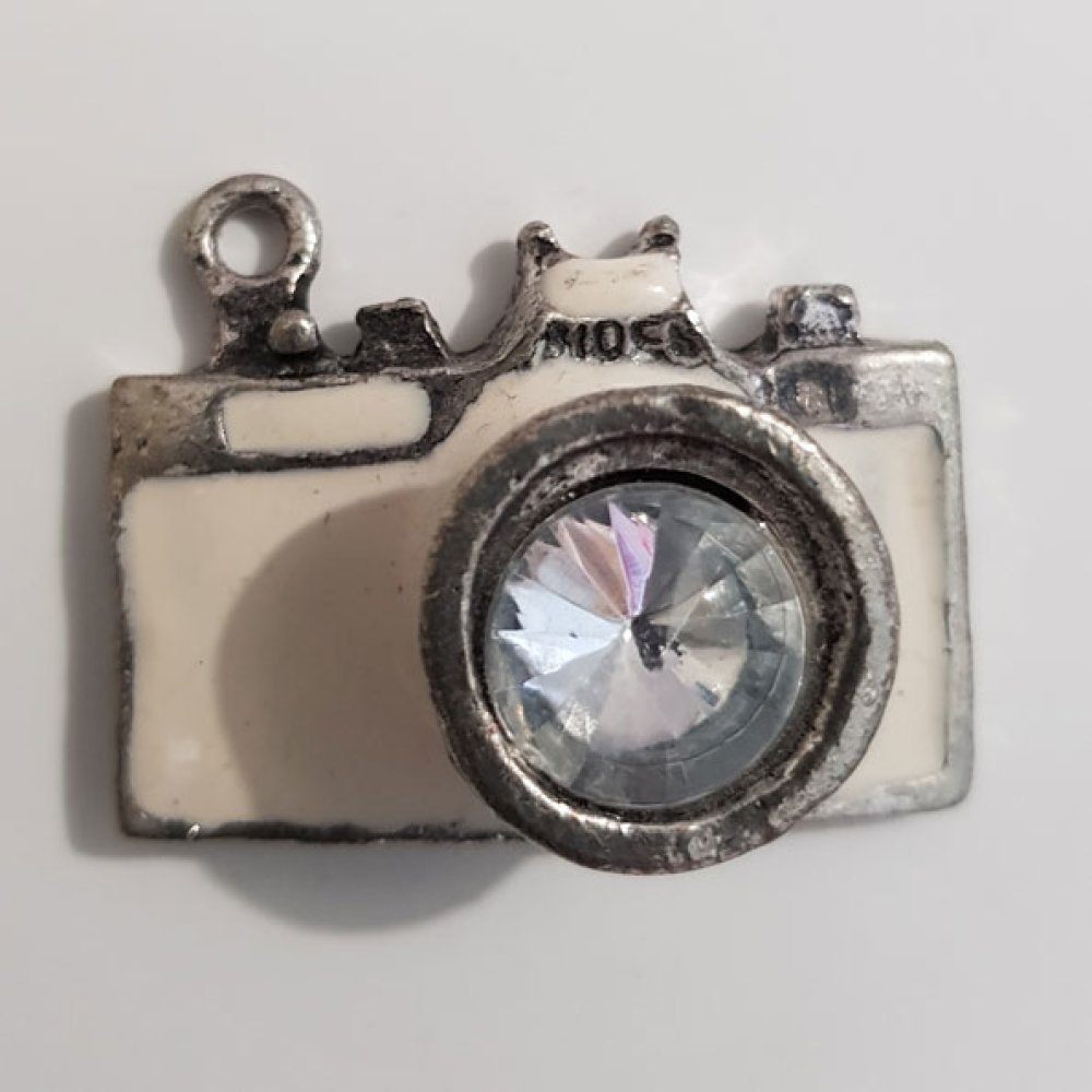 Kamera charm N°05 Sølv