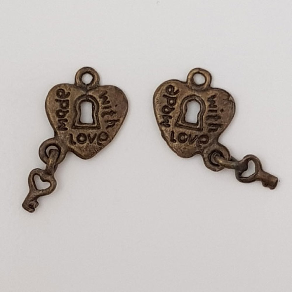 Charm hengelås N°09 Kobber