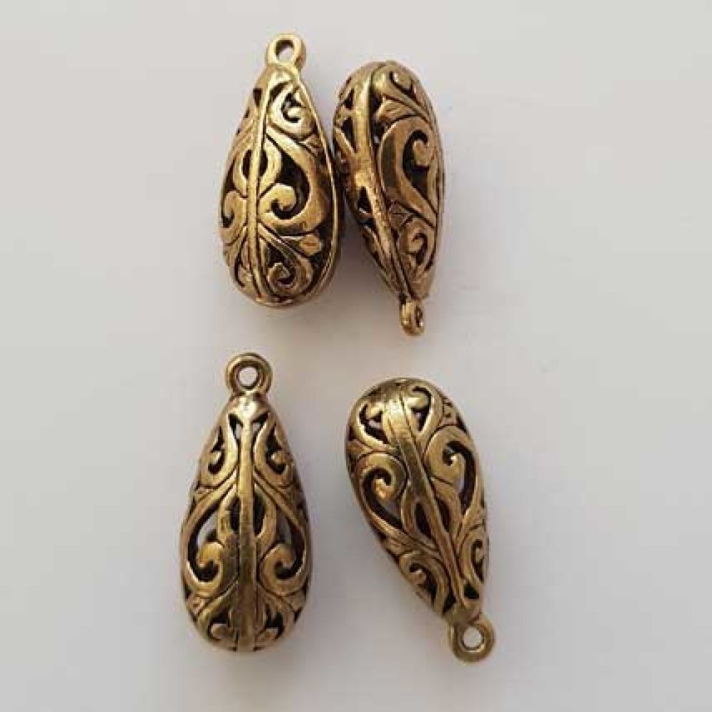 Gjennomsiktig dråpe amulett N°03-02