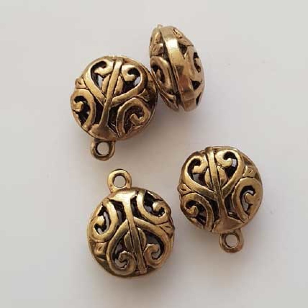 Gjennombrutt dråpe amulett N°06-01