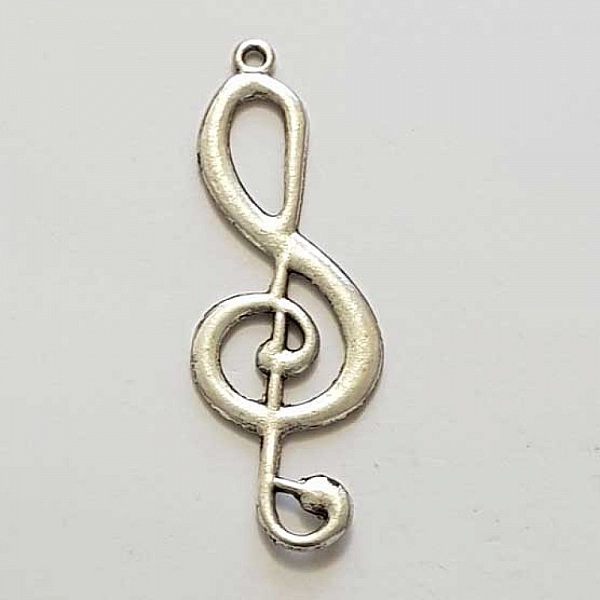 Breloque musique N&deg;39 Argent