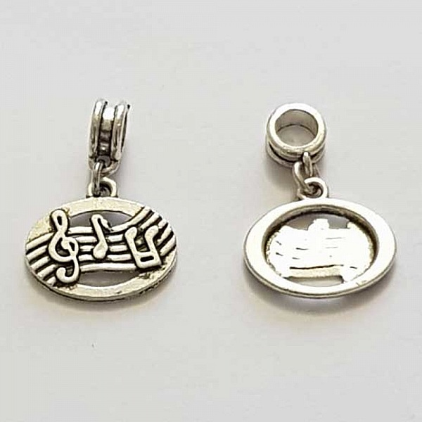 Breloque musique N&deg;37 Argent