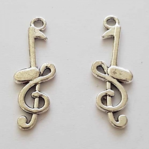 Breloque musique N&deg;43 Argent