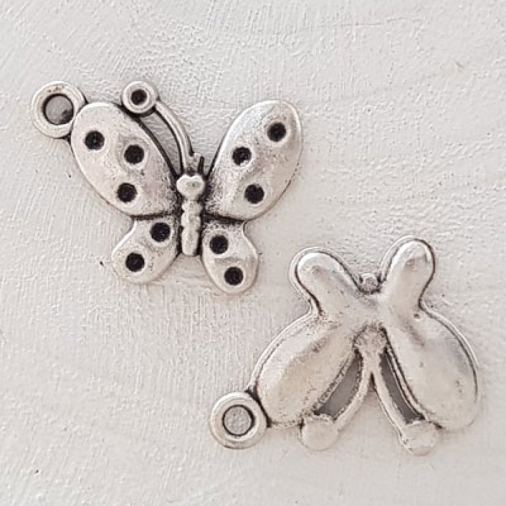 Sommerfugl amulett nr. 14 Sølv