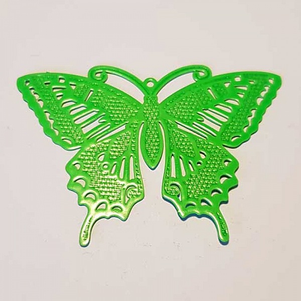 Breloque papillon N&deg;23 Vert 71 x 50 mm