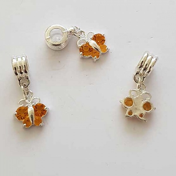 Breloque papillon N&deg;100 Dor&eacute;