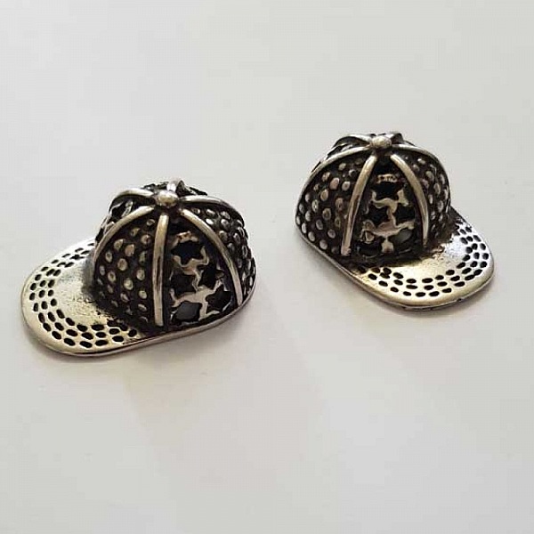 Breloque pendentif Argent en Zamac N&deg;005 Casquette