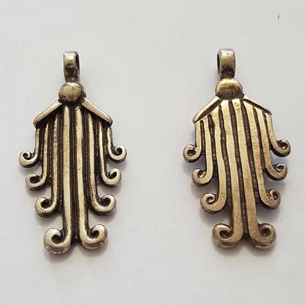 Breloque pendentif Argent en Zamac N&deg;001