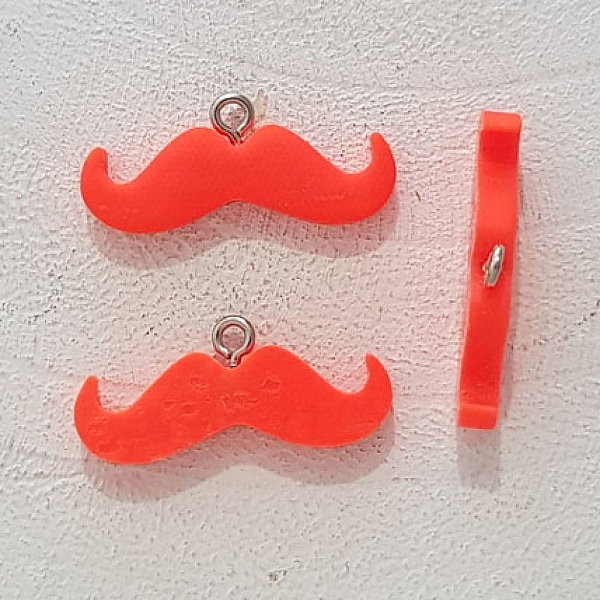 Anheng Moustache N&deg;12 Fluorescerende oransje