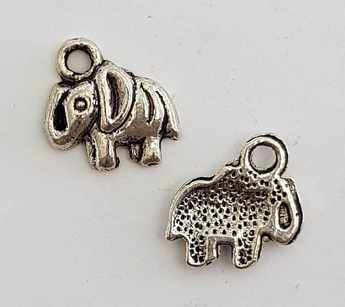 Elefant charm N&deg;01 x 2 stk