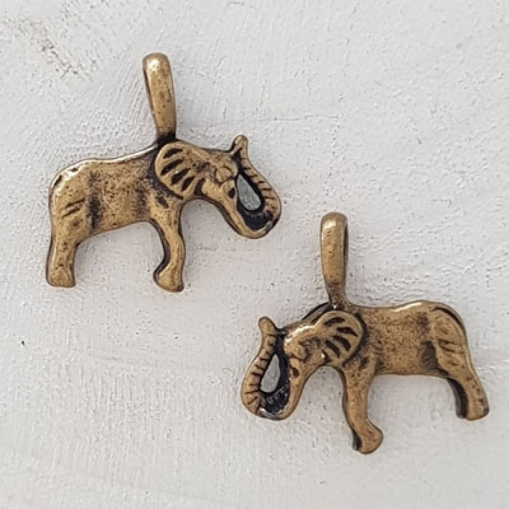 Elefant charm N°05 x 2 stk