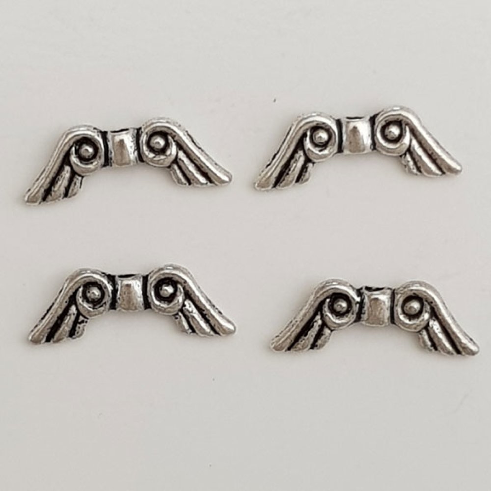 Wings Charms N°02 Sølv