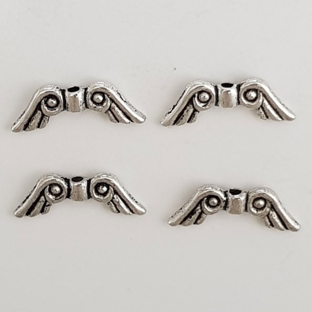 Wings Charms N°02 Sølv