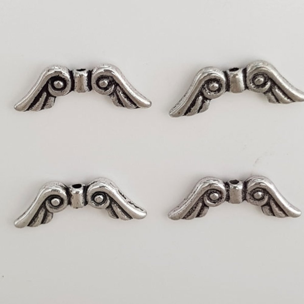 Wings Charms N°04 Sølv