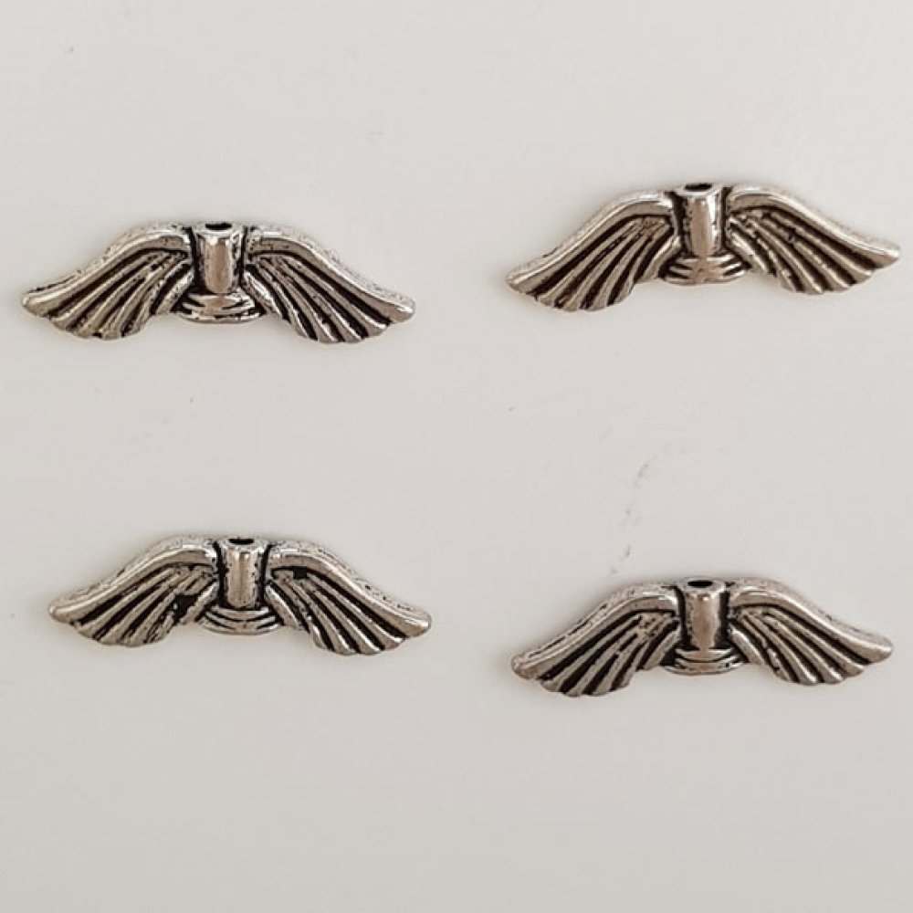 Wings Charms N°06 Sølv