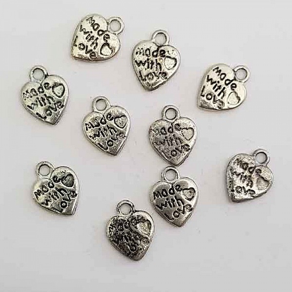Hjerte amuletter nr. 10 x 10