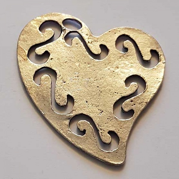 Breloques C&oelig;ur N&deg;85 Mauve 02