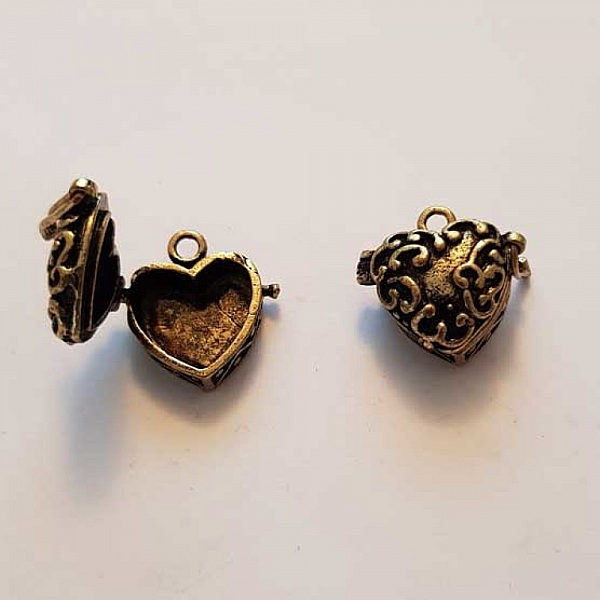 Breloques C&oelig;ur N&deg;88 C&oelig;ur Bronze