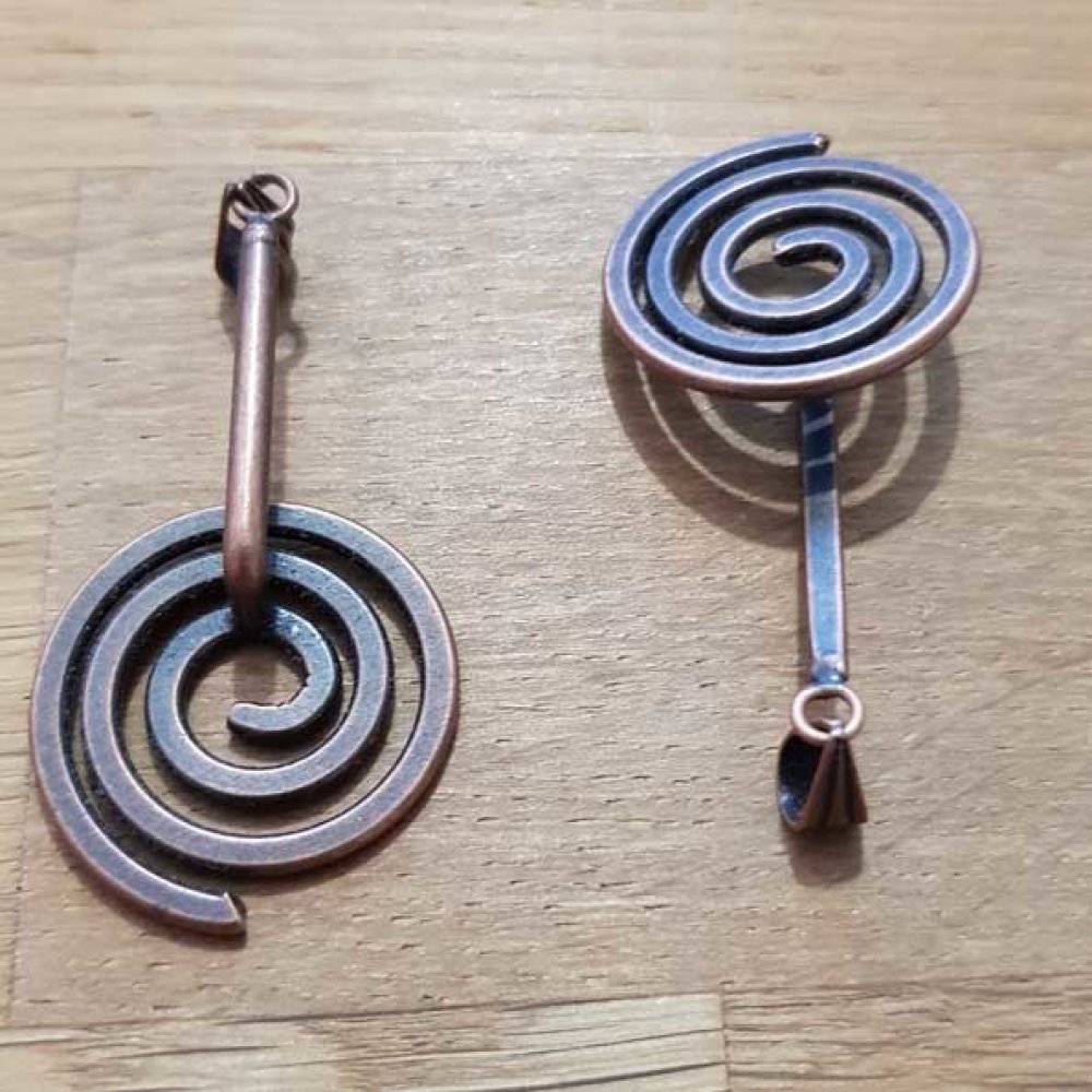 Spiralbrakett GM Kobber
