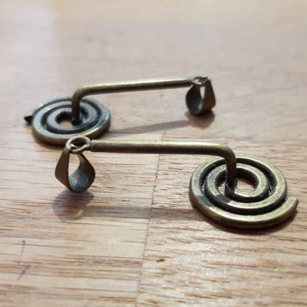 PM Spiralspenne i bronse