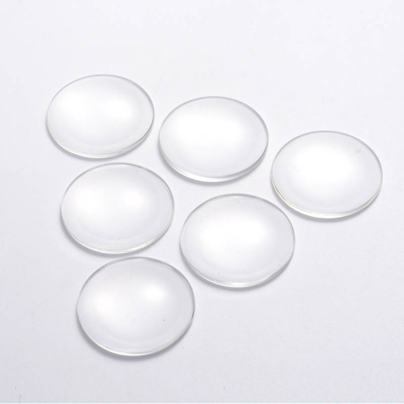 Cabochon Rund 40 mm klart glass R016-40