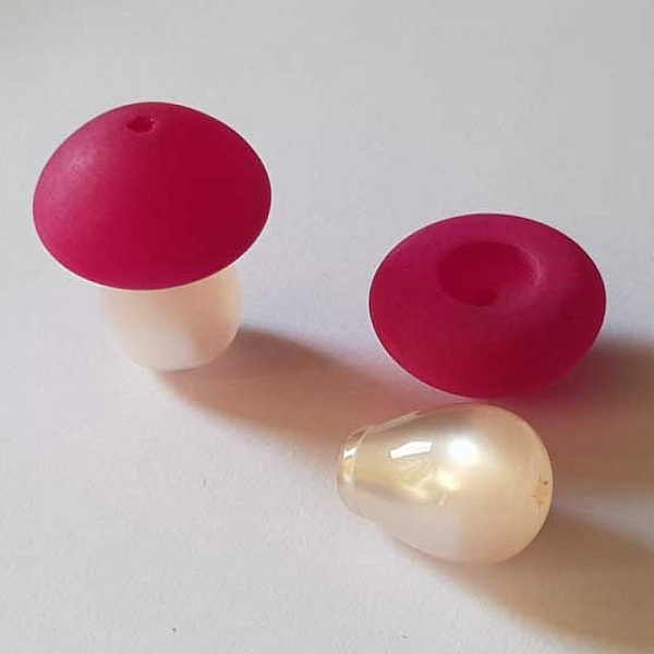 Champignon Polaris Mat/Brillant 32 x 25 mm N&deg;01