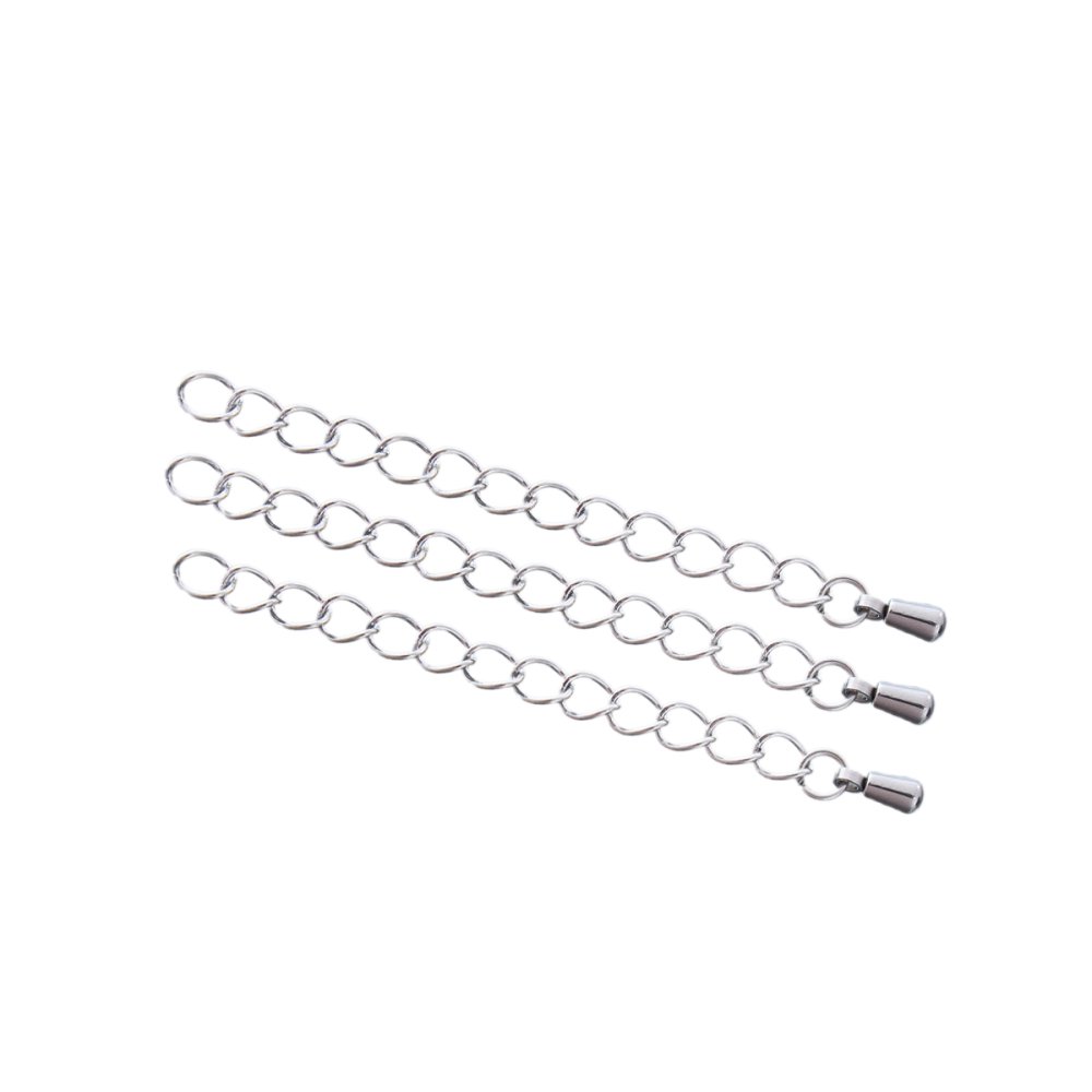 Halskjede forlengerkjede i rustfritt stål 6 cm N°02