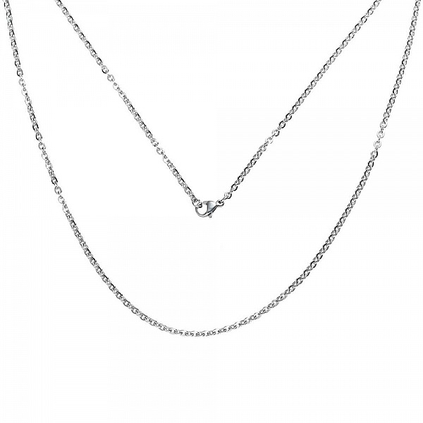 Halsb&aring;nd nr. 06-03 i rustfritt st&aring;l, 50 cm lang