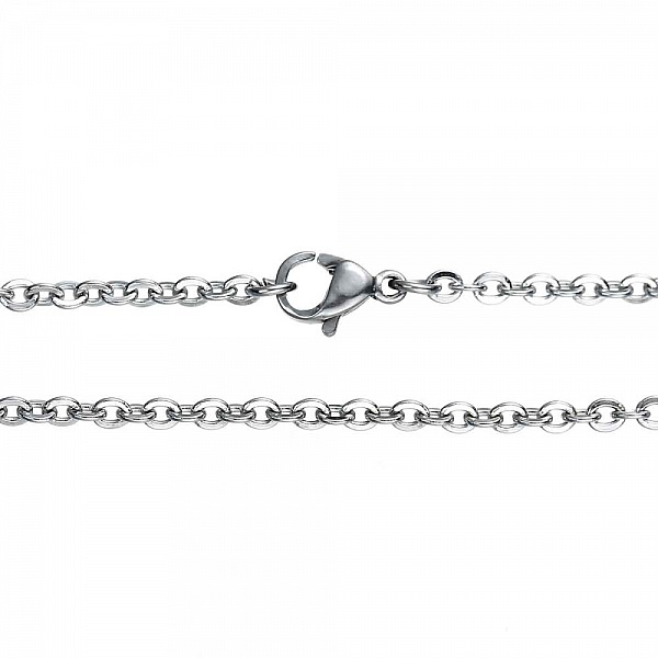 Halsb&aring;nd nr. 06-03 i rustfritt st&aring;l, 50 cm lang