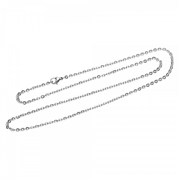 Halsb&aring;nd nr. 06-03 i rustfritt st&aring;l, 50 cm lang