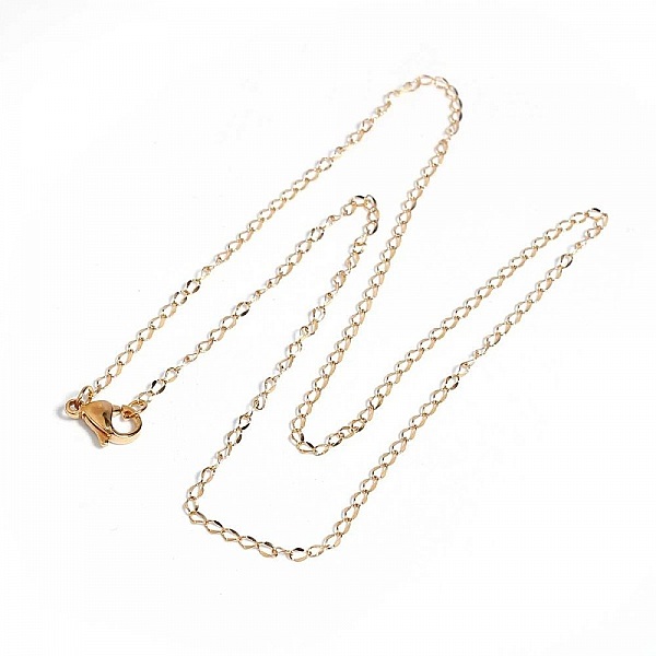 Halskjede N&deg;07 i rustfritt st&aring;l, 45 cm (18")