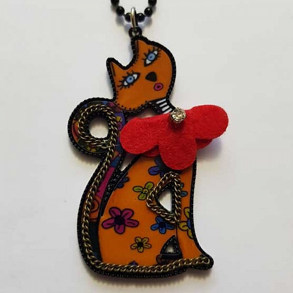 Collier chat N&deg;01