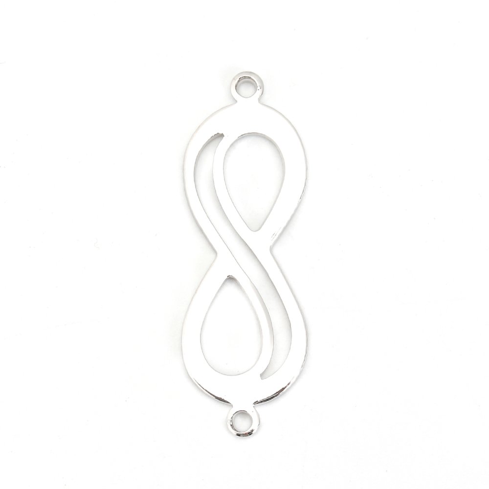 Kobling "Infinity" symbol 18k platina kobber