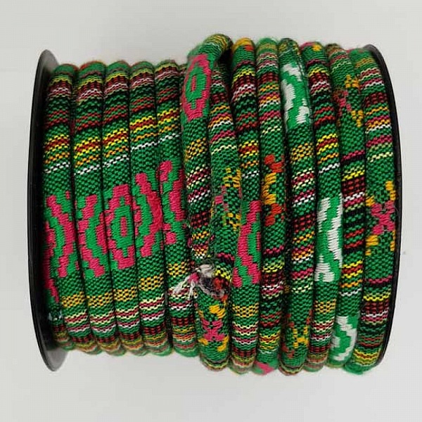 Spaghettisnor N&deg;01 Gr&oslash;nn x 1 meter