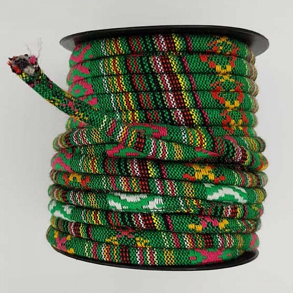 Spaghettisnor N&deg;01 Gr&oslash;nn x 1 meter