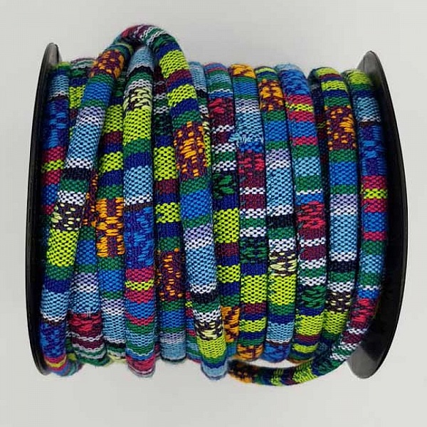 Spaghettisnor N&deg;01 Bl&aring; x 1 meter