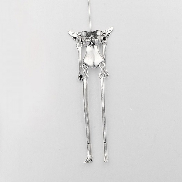 Corps de poup&eacute;e en m&eacute;tal couleur Argent 12.5 cm N&deg;02