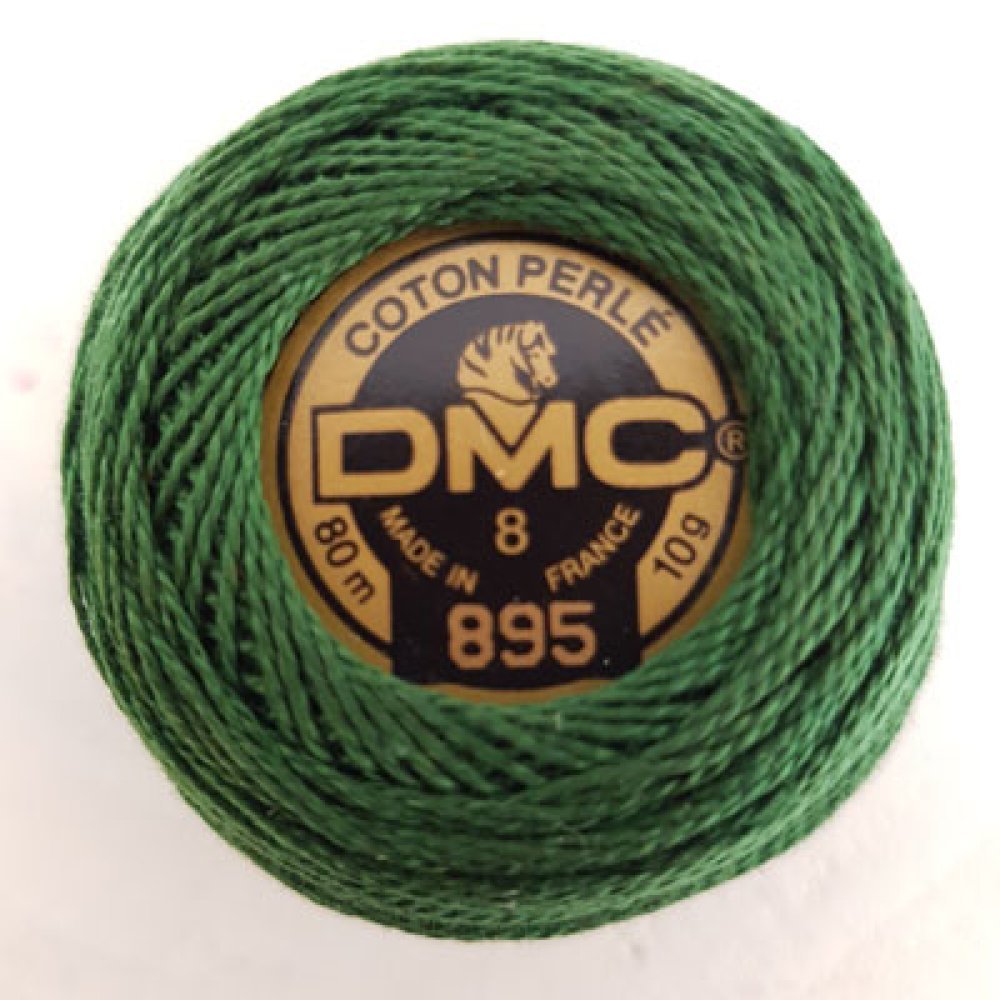 Broderi bomullsperler på en spole, DMC nr. 8 - 10 g