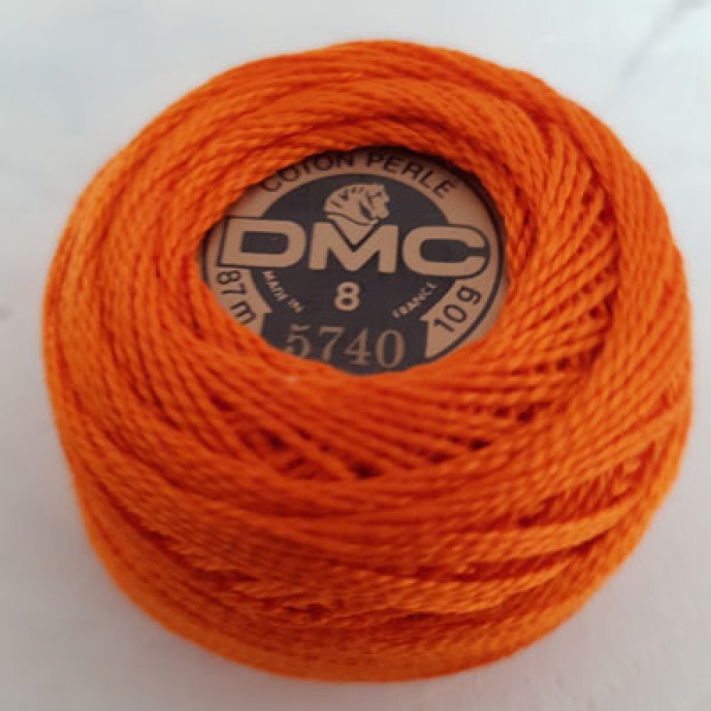 Broderibomullsperler på en spole, DMC nr. 8 - 10 g