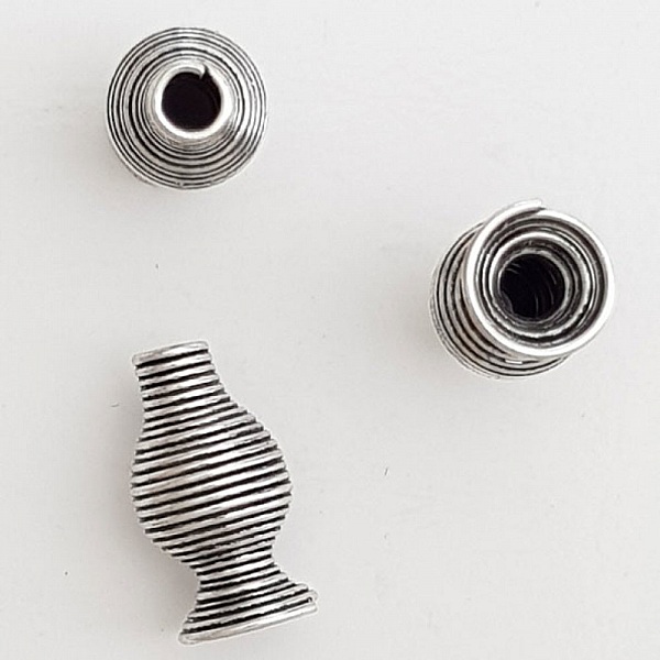 Spiral Cone Cup N&deg;10 Aged Silver.